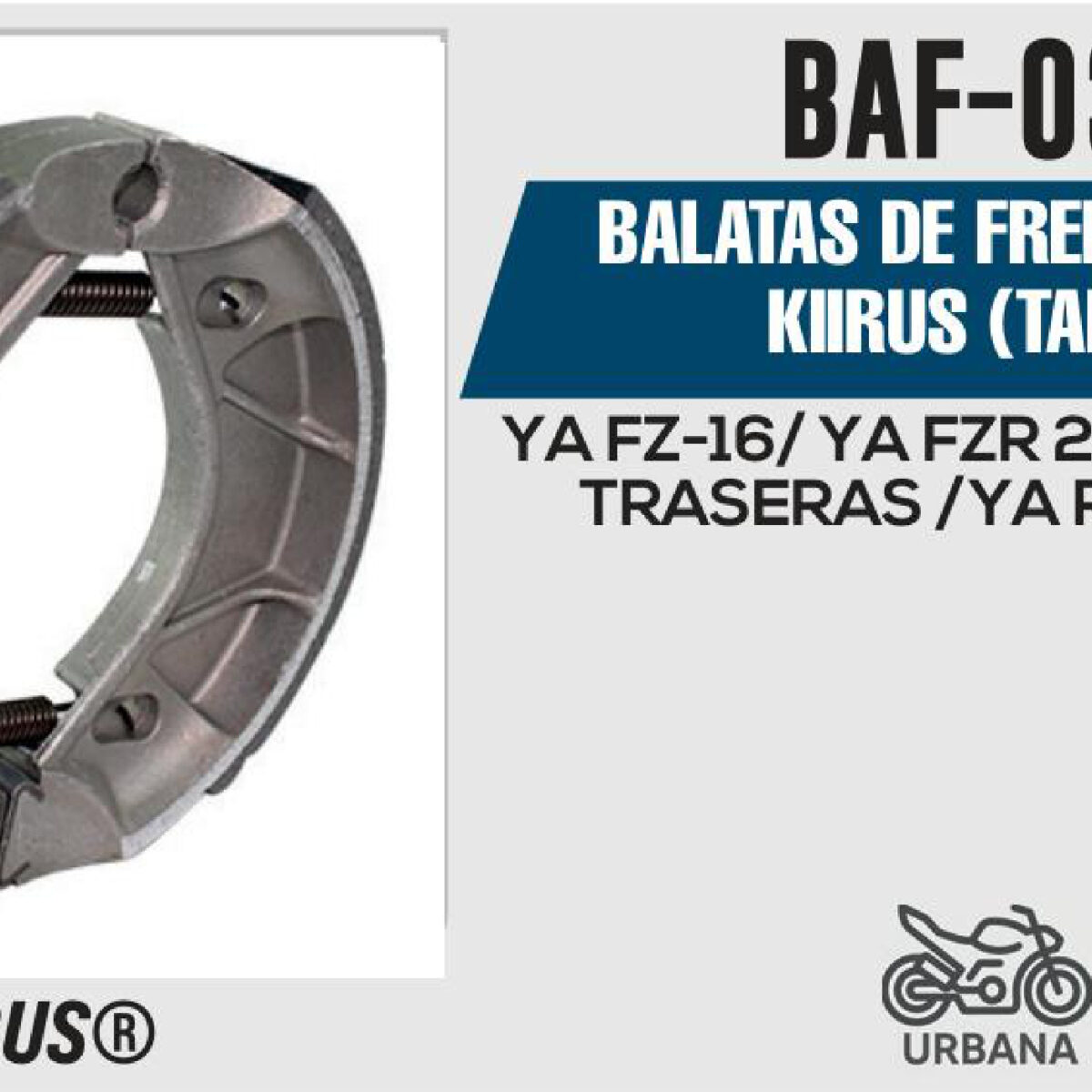 BALATAS DE FRENO TRASERO (TAMBOR)