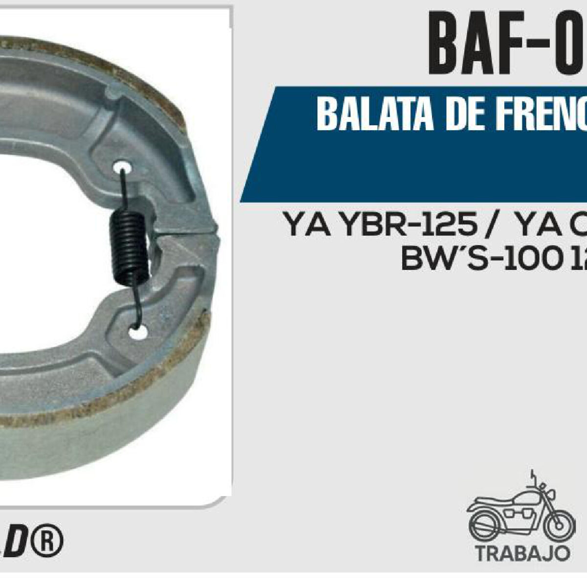 BALATA DE FRENO TAMBOR