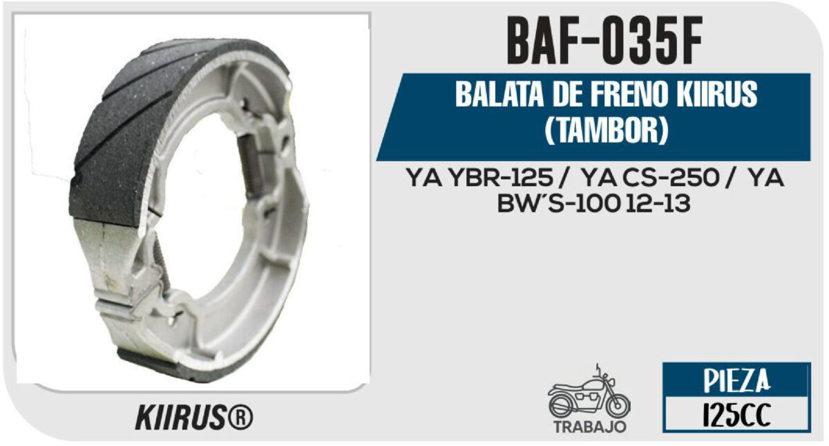 BALATA DE FRENO (TAMBOR)