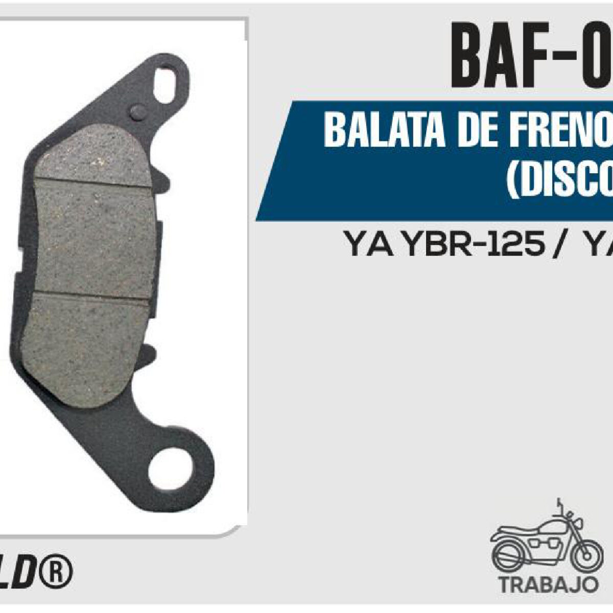 BALATAS DE FRENO DELANTERO DISCO