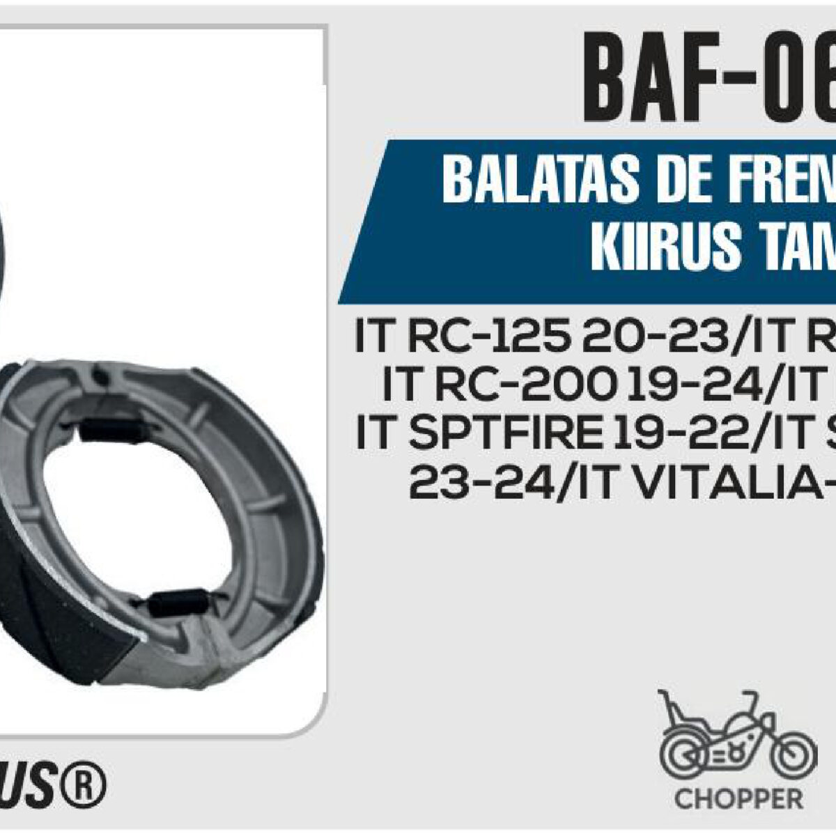 BALATAS DE FRENO TRASERO TAMBOR