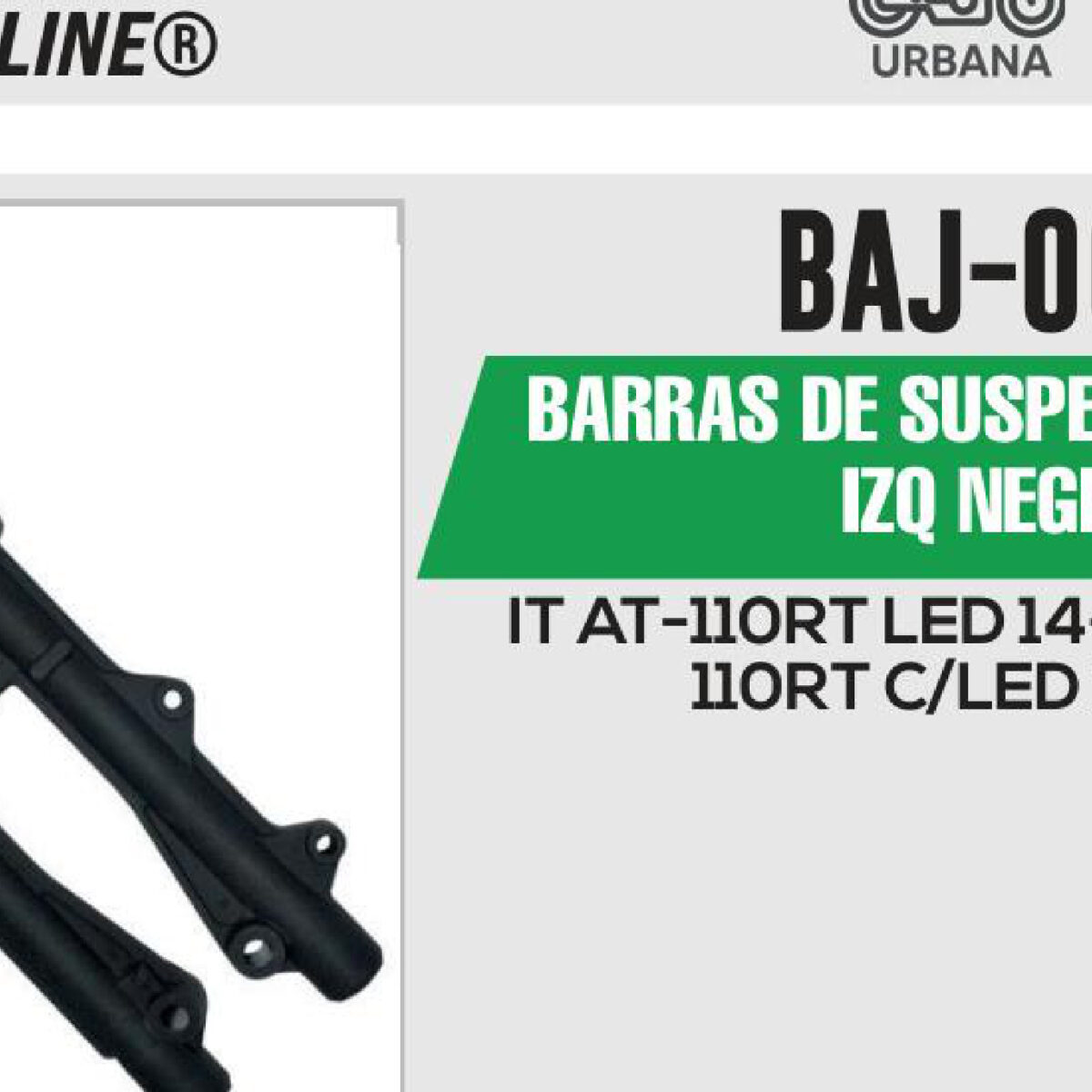 BARRAS DE SUSPENSIÓN DER / IZQ NEGRO