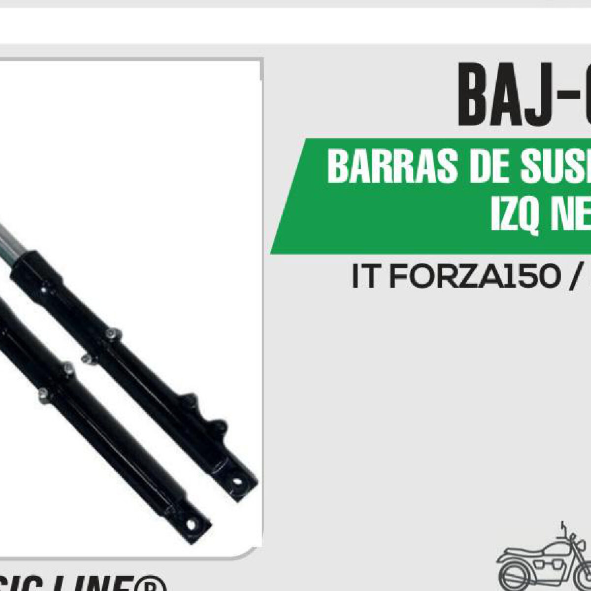 BARRAS DE SUSPENSIÓN DER / IZQ NEGRO