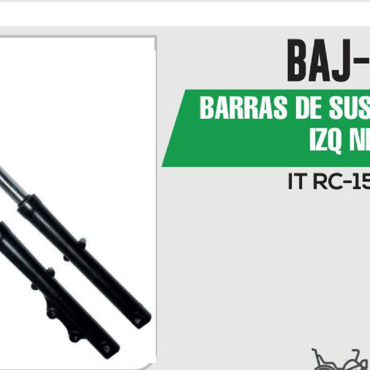 BARRAS DE SUSPENSIÓN DER / IZQ NEGRO