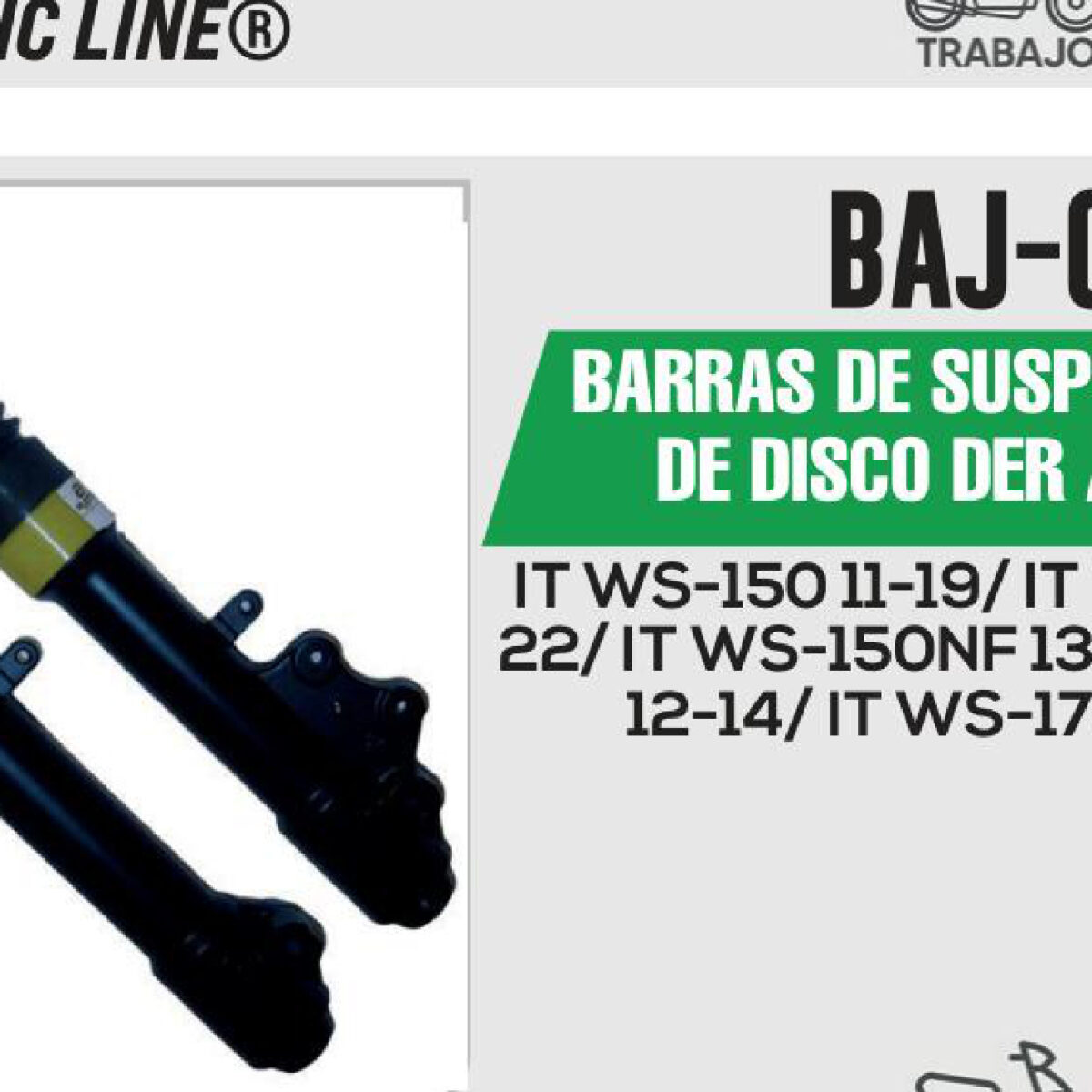 BARRAS DE SUSPENSIÓN DER / IZQ NEGRO