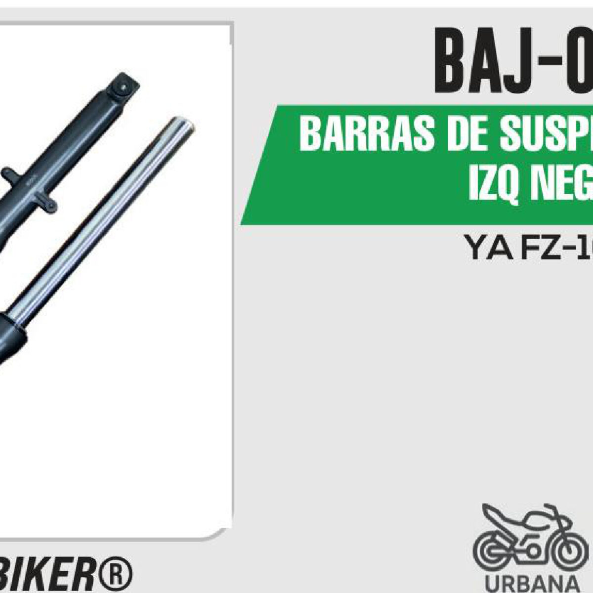 BARRAS DE SUSPENSIÓN DER / IZQ NEGRO