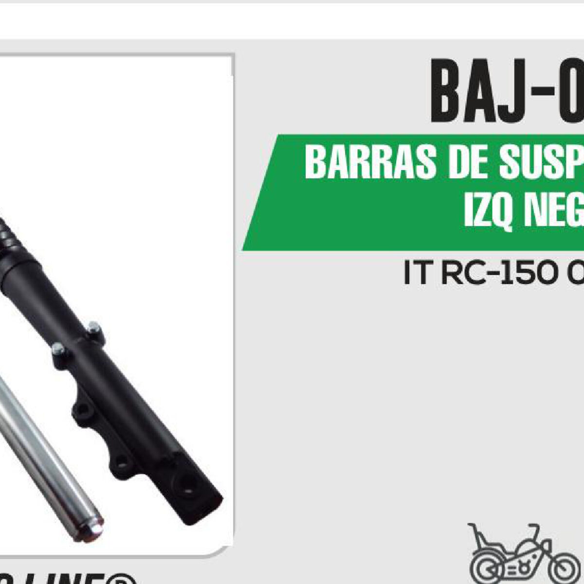 BARRAS DE SUSPENSIÓN DER / IZQ NEGRO