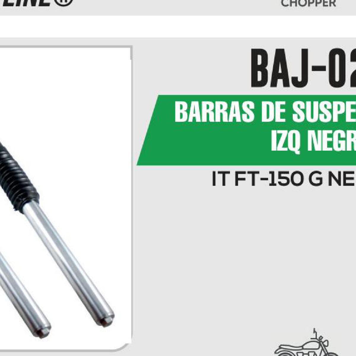 BARRAS DE SUSPENSIÓN DER / IZQ NEGRO