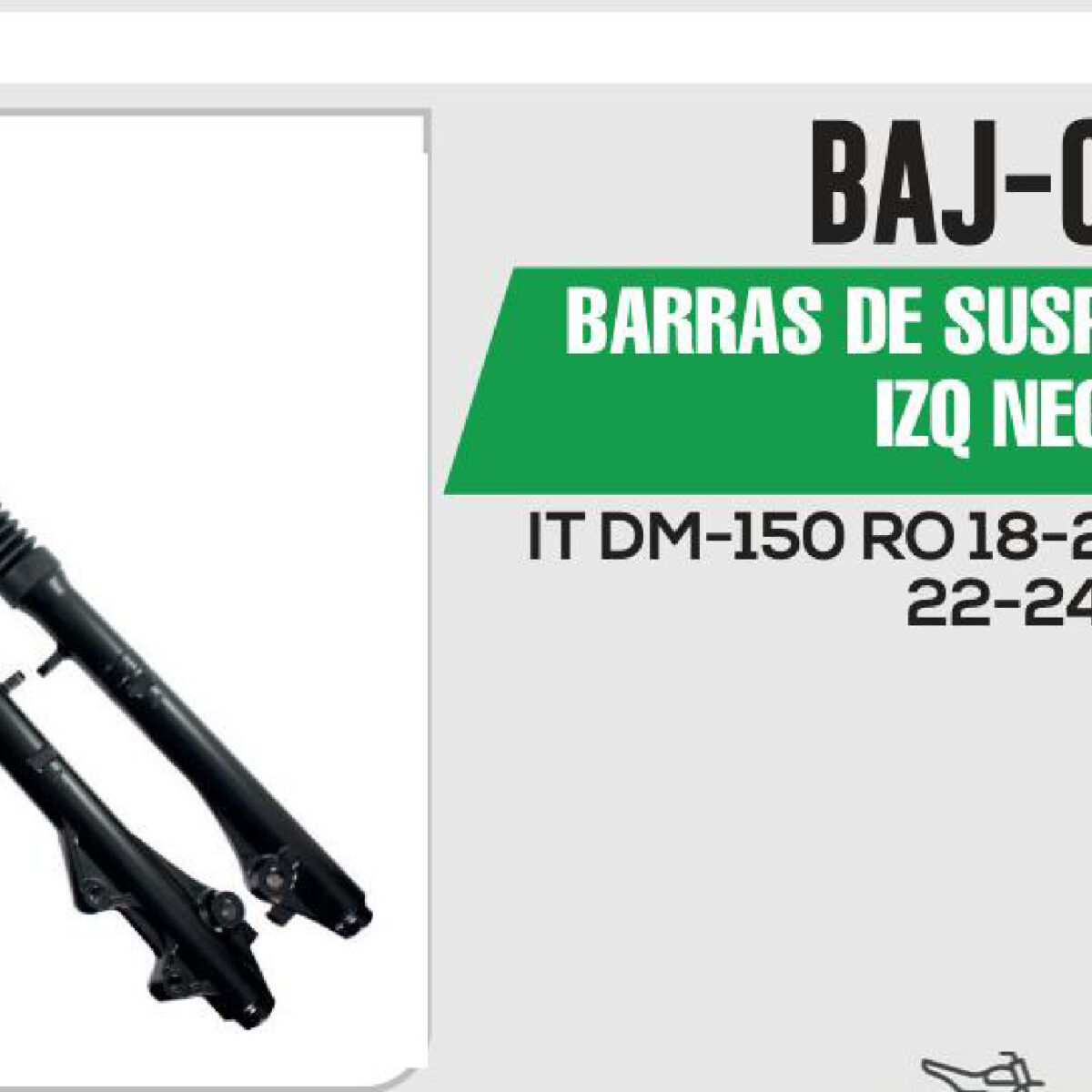 BARRAS DE SUSPENSIÓN DER / IZQ NEGRO