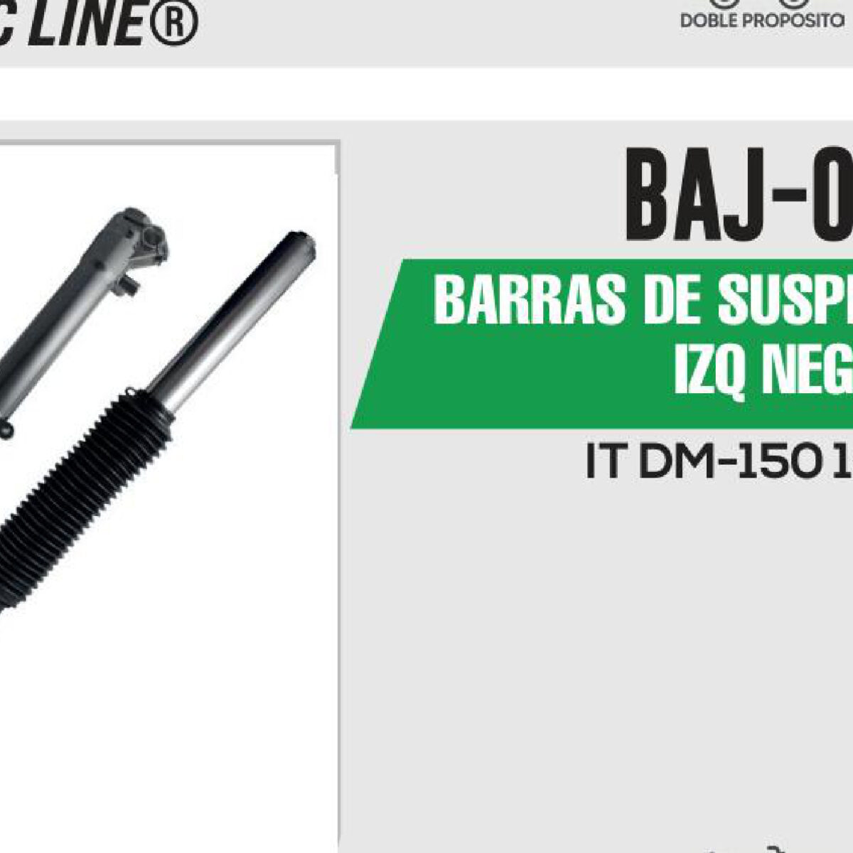 BARRAS DE SUSPENSIÓN DER / IZQ NEGRO
