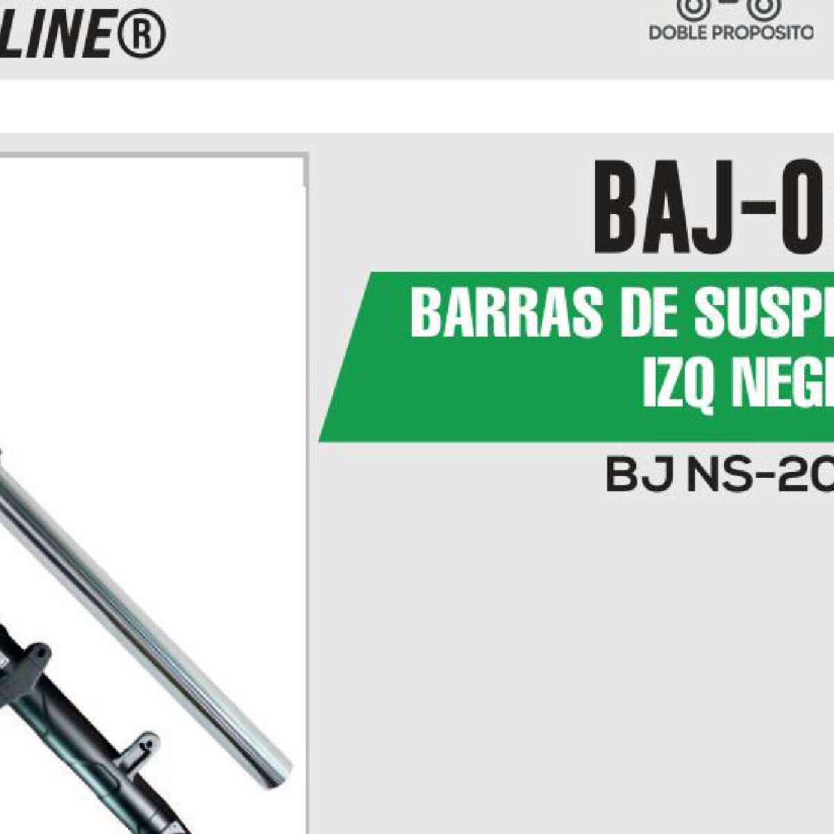 BARRAS DE SUSPENSIÓN DER / IZQ NEGRO