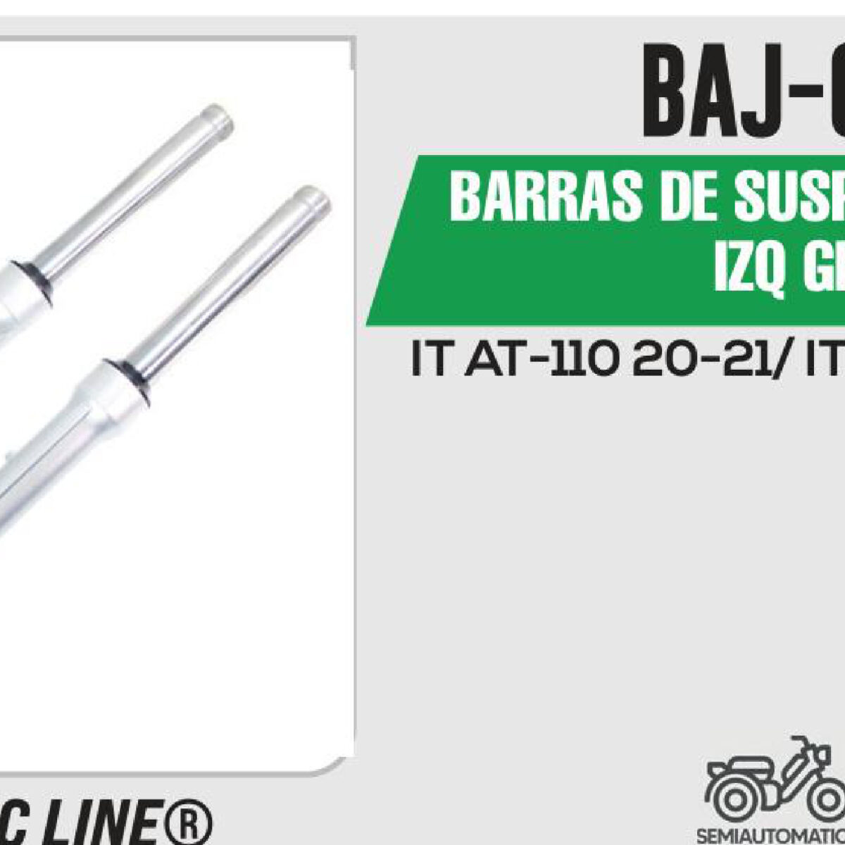 BARRAS DE SUSPENSION DER / IZQ GRIS