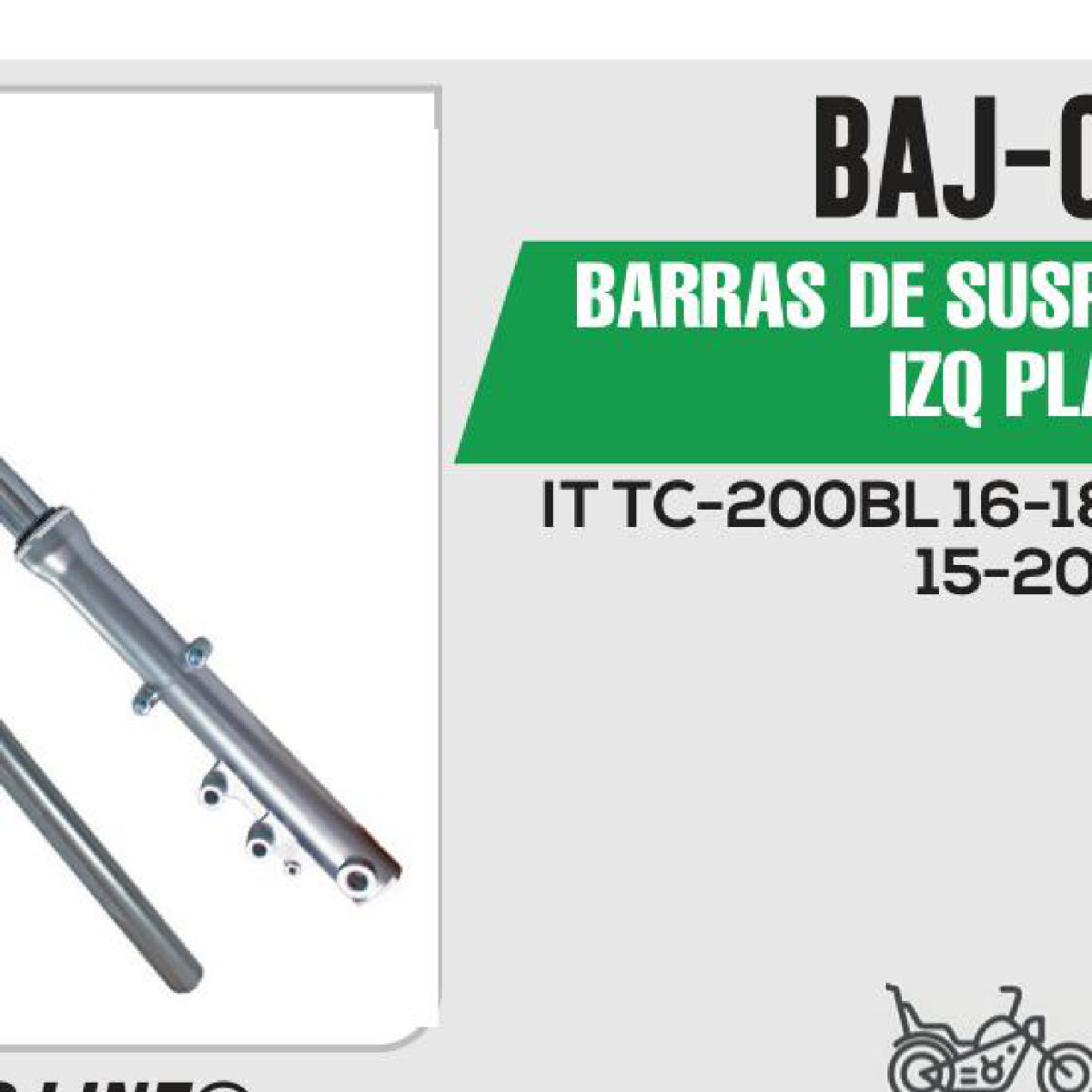 BARRAS DE SUSPENSIÓN DER / IZQ PLATA