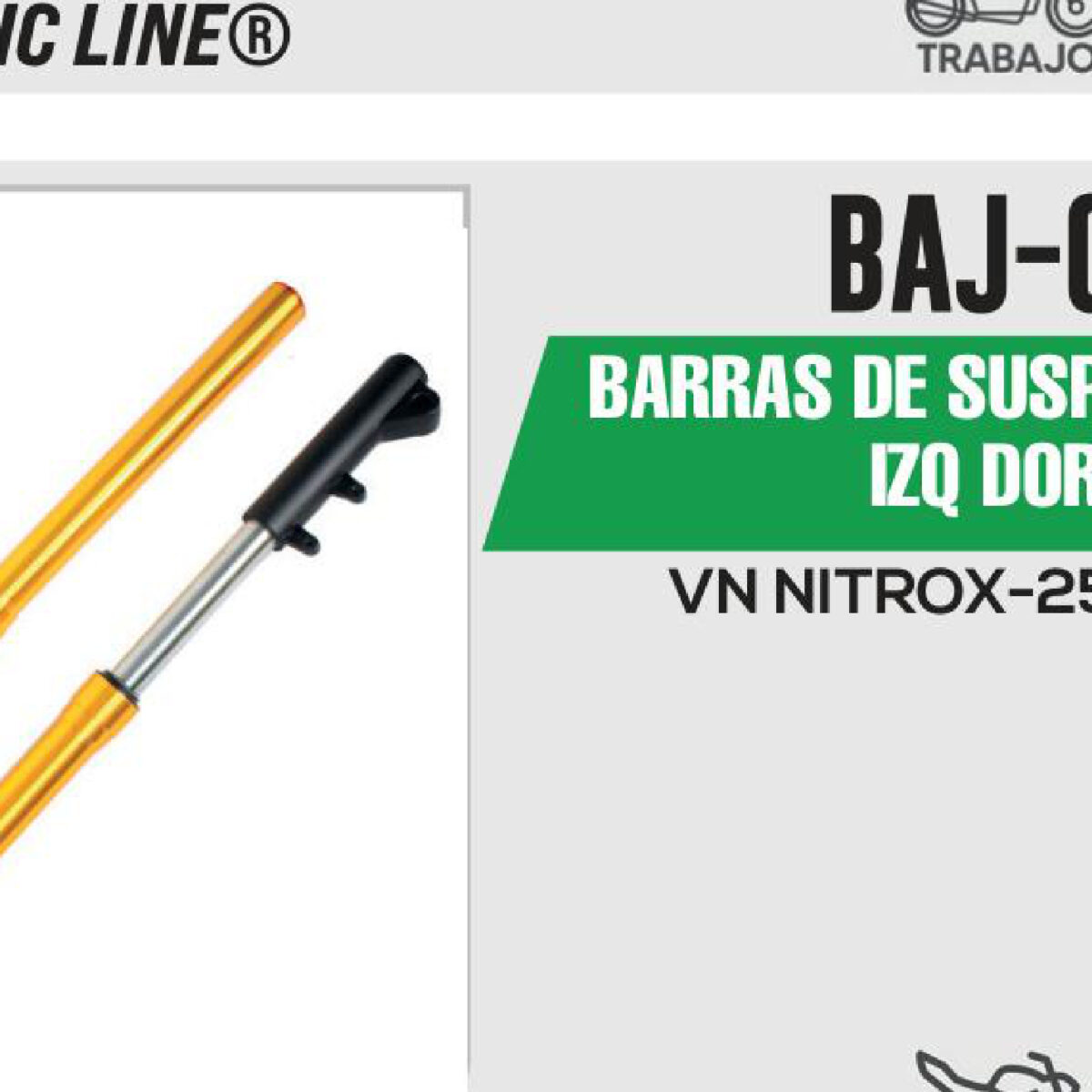BARRAS DE SUSPENSION DER / IZQ DORADO