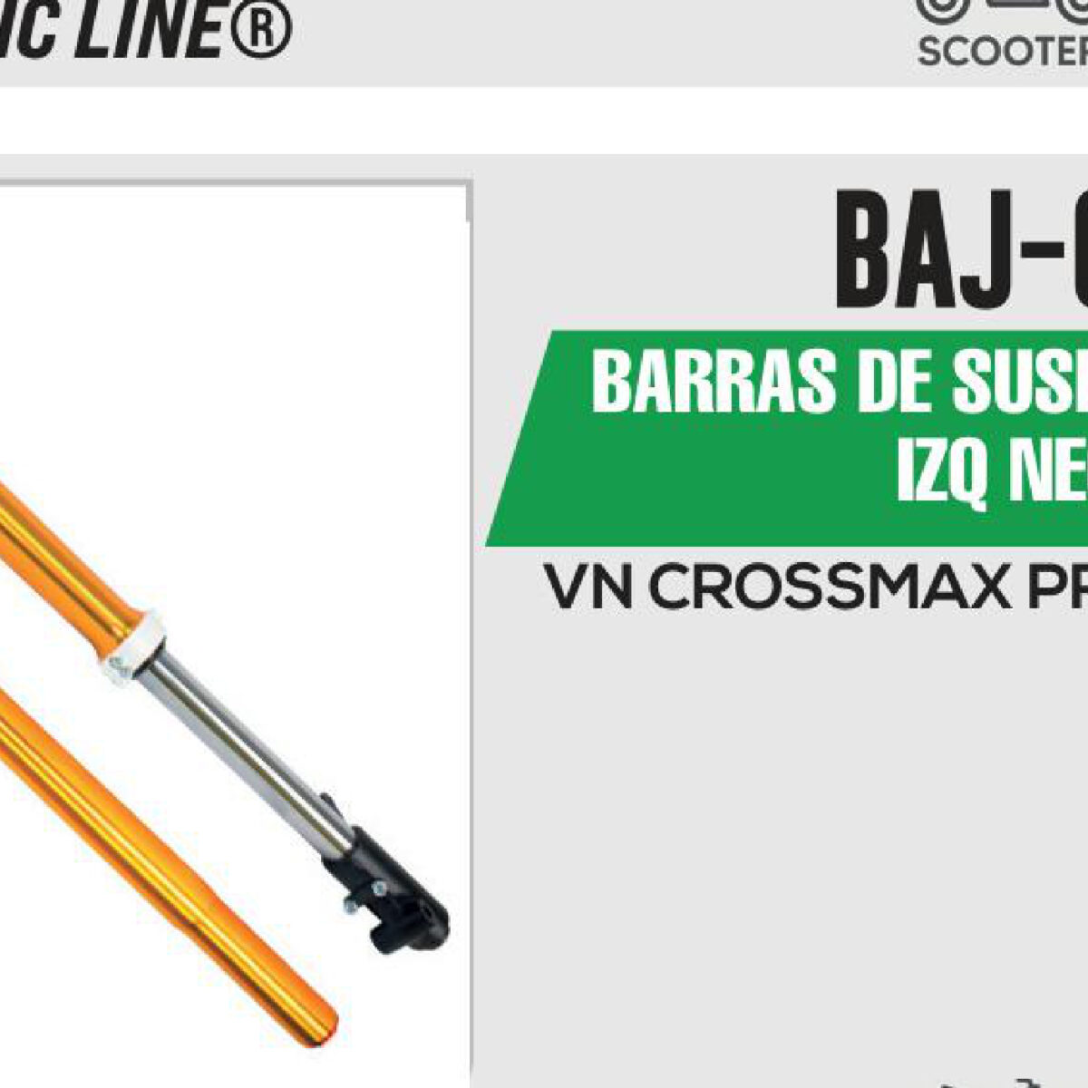 BARRAS DE SUSPENSION DER / IZQ NEGRO