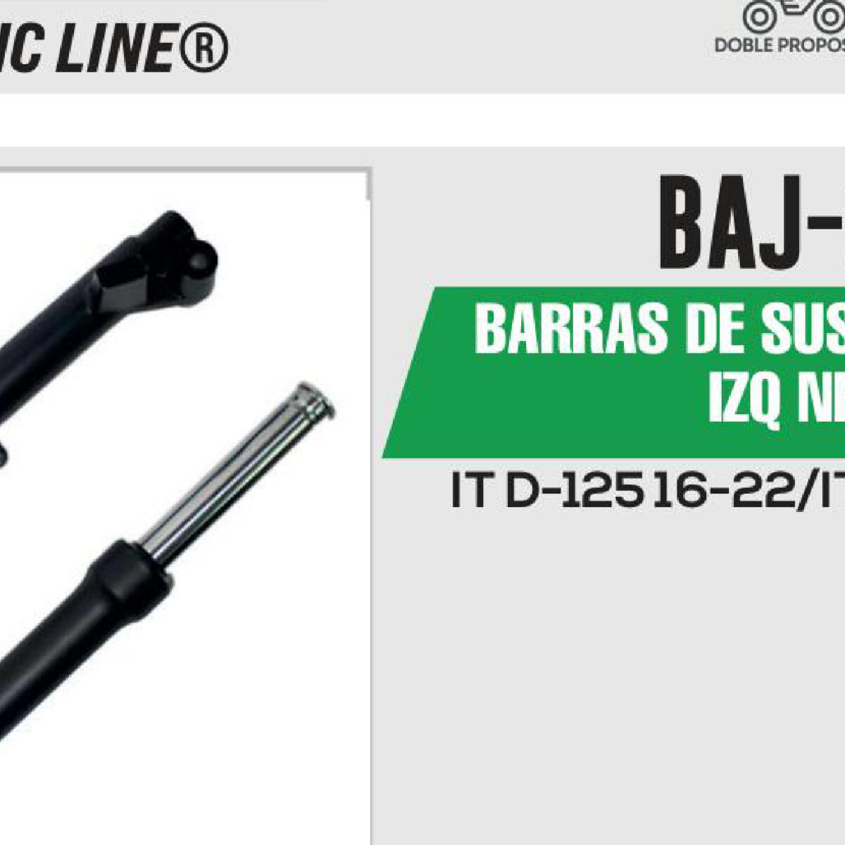 BARRAS DE SUSPENSION DER/IZQ NEGRO