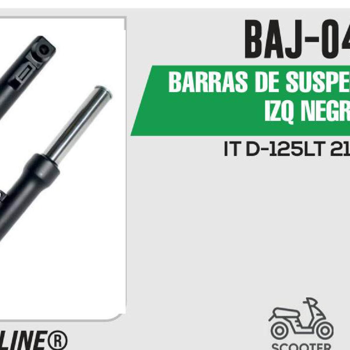 BARRAS DE SUSPENSION DER/IZQ NEGRO