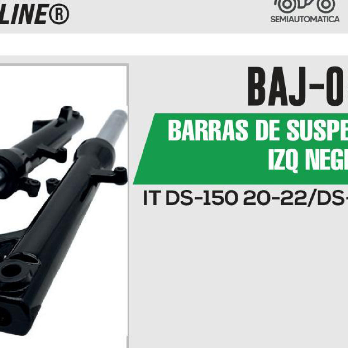BARRAS DE SUSPENSIÓN DER / IZQ NEGRO