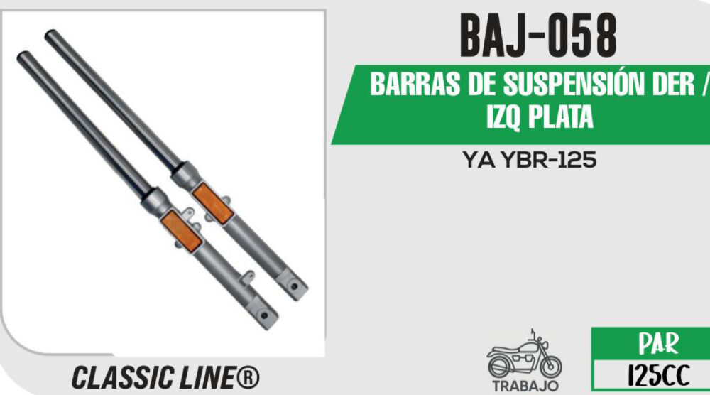 BARRAS DE SUSPENSIÓN DER / IZQ
