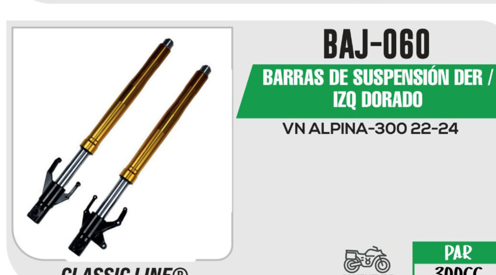 BARRAS DE SUSPENSIÓN DER / IZQ