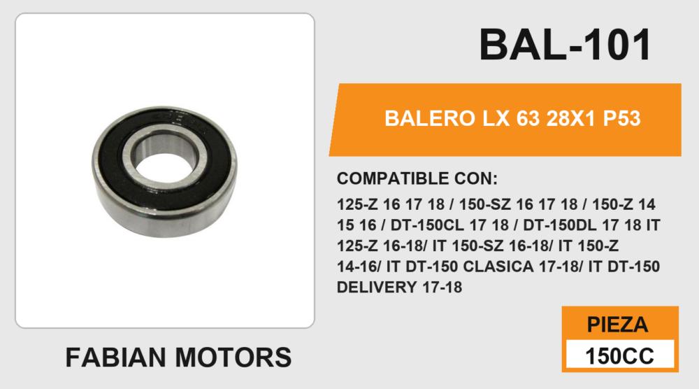 BALERO LX 63 28X1 P53