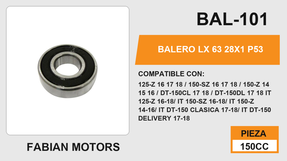 BALERO LX 63 28X1 P53
