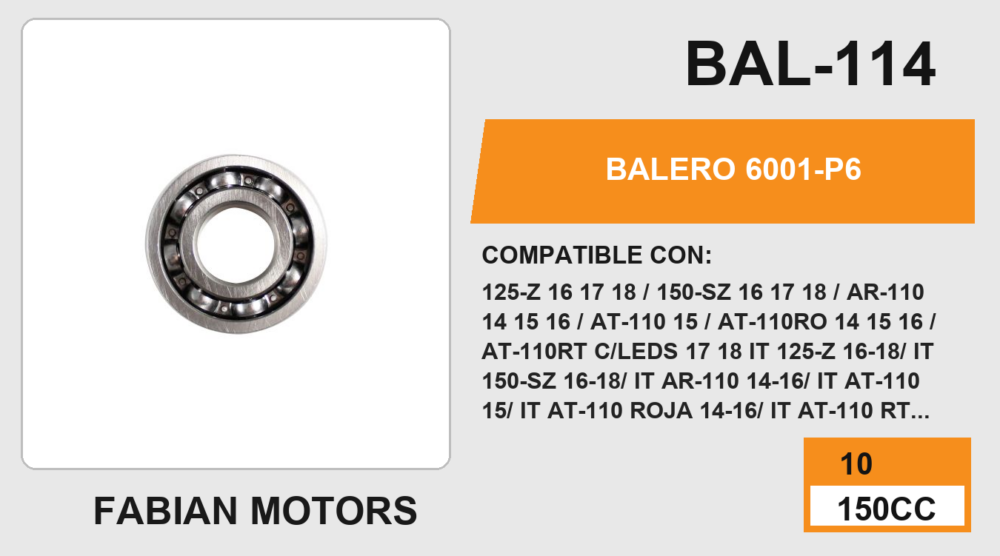 BALERO 6001-P6