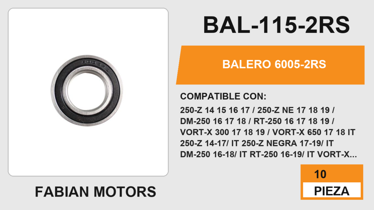 BALERO 6005-2RS