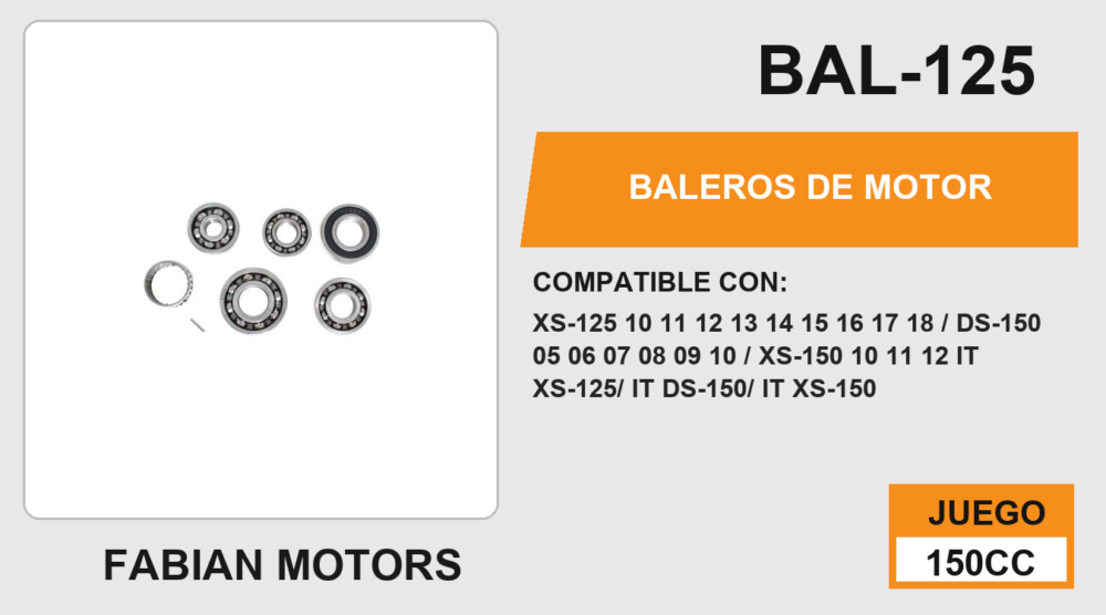BALEROS DE MOTOR