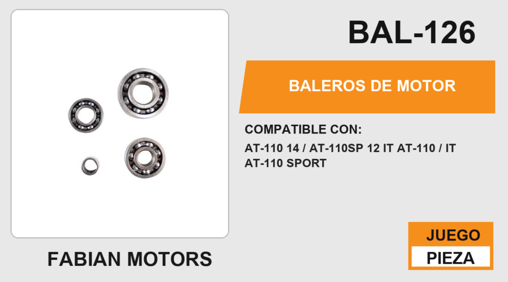 BALEROS DE MOTOR