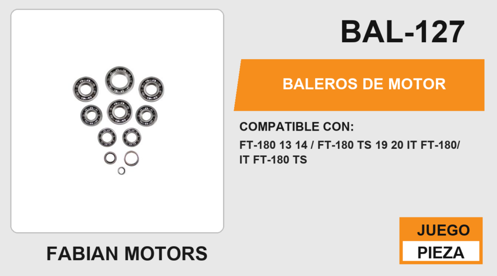 BALEROS DE MOTOR