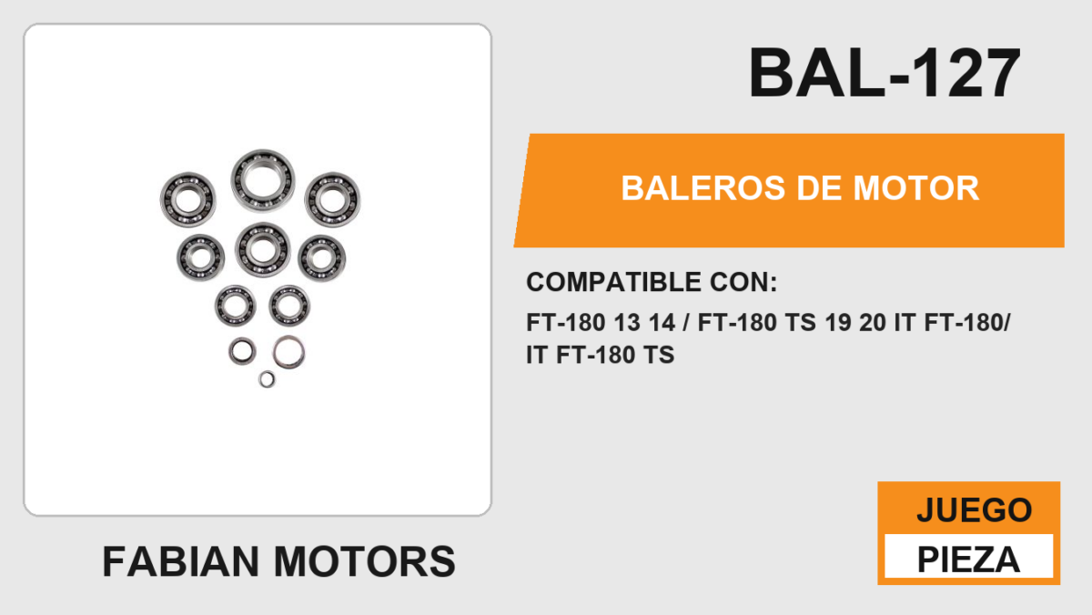 BALEROS DE MOTOR
