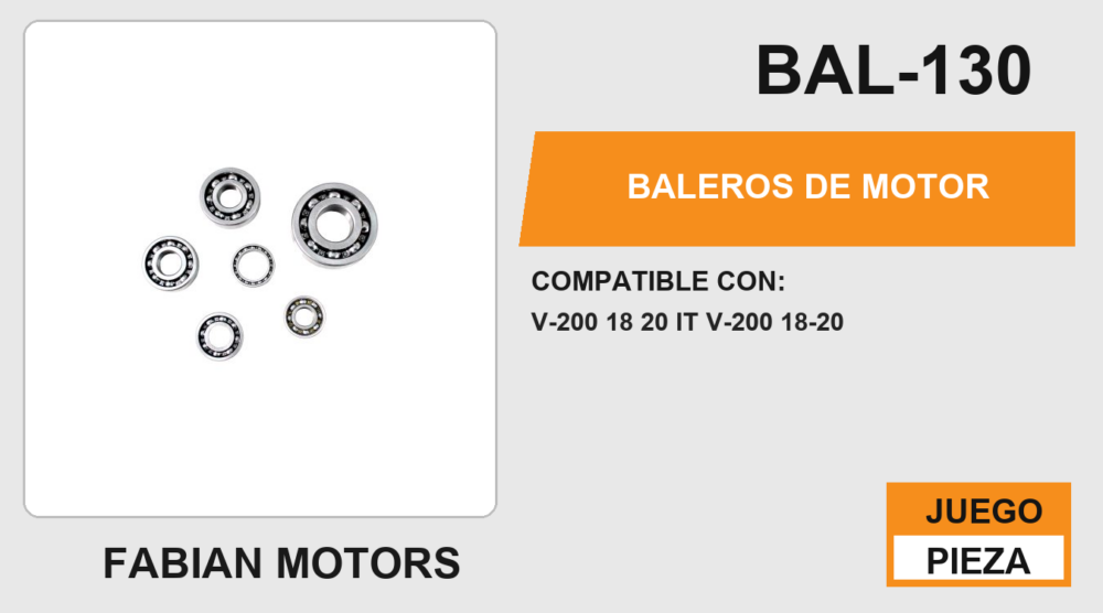 BALEROS DE MOTOR