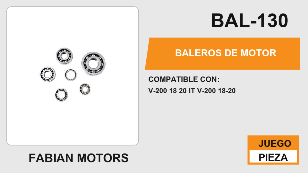 BALEROS DE MOTOR