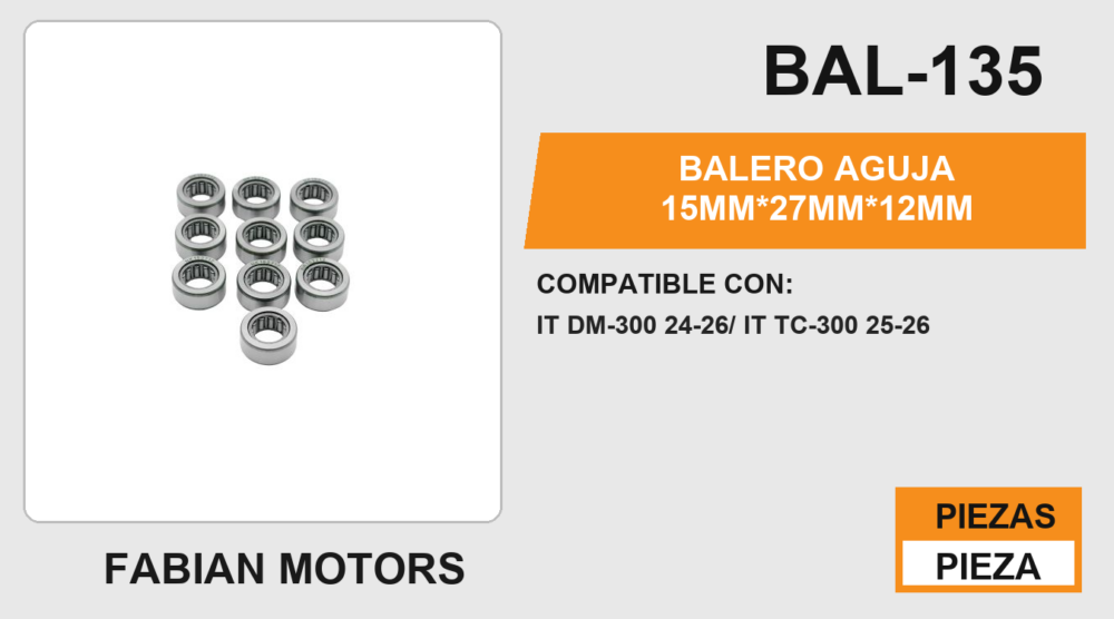BALERO AGUJA