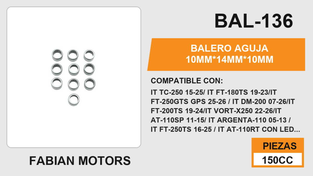 BALERO AGUJA