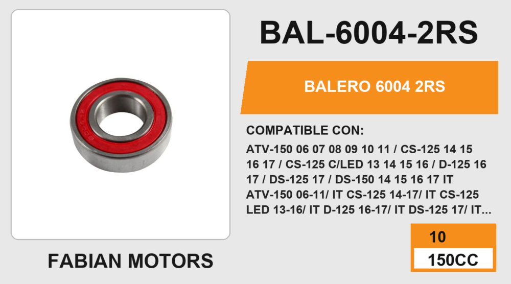 BALERO 6004 2RS