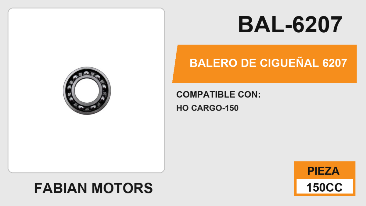 BALERO DE CIGÜEÑAL 6207
