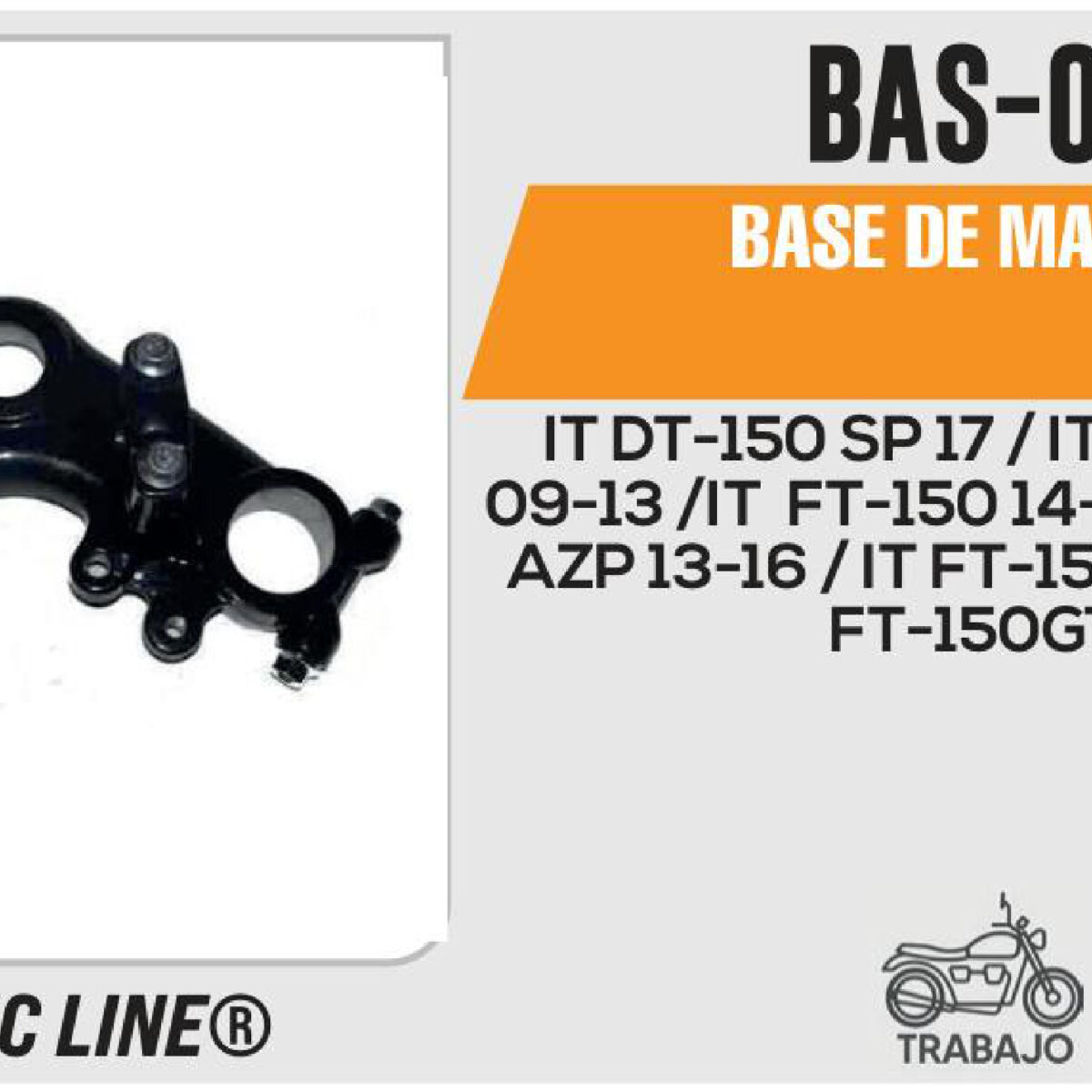 BASE DE MANUBRIO