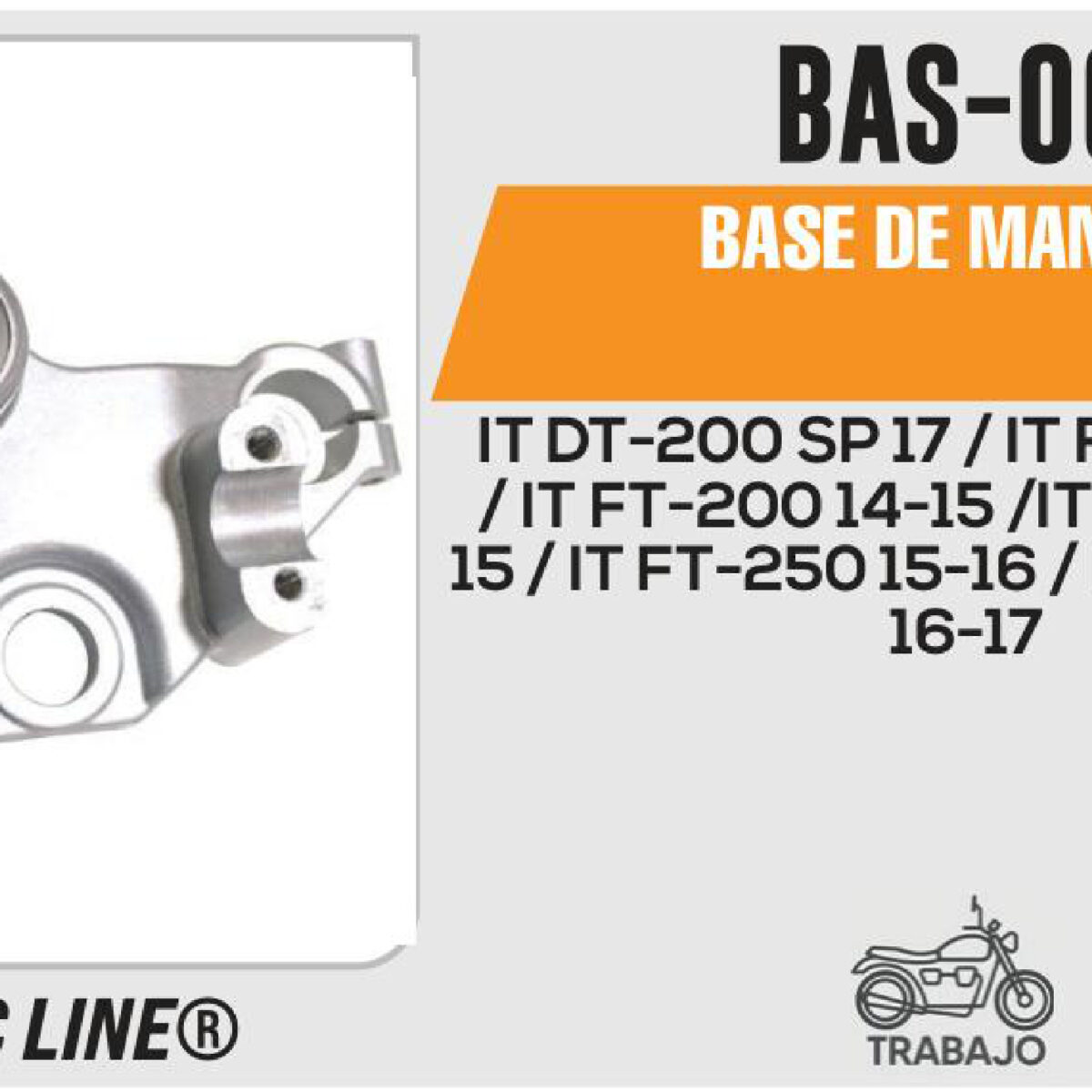 BASE DE MANUBRIO