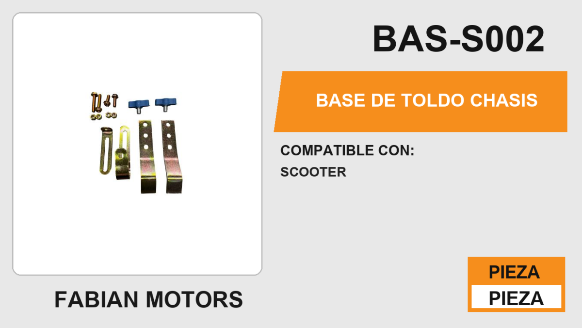 BASE DE TOLDO CHASIS
