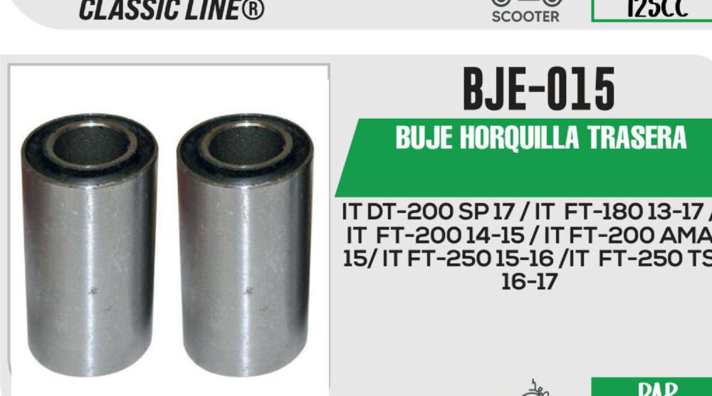 BUJE HORQUILLA TRASERA