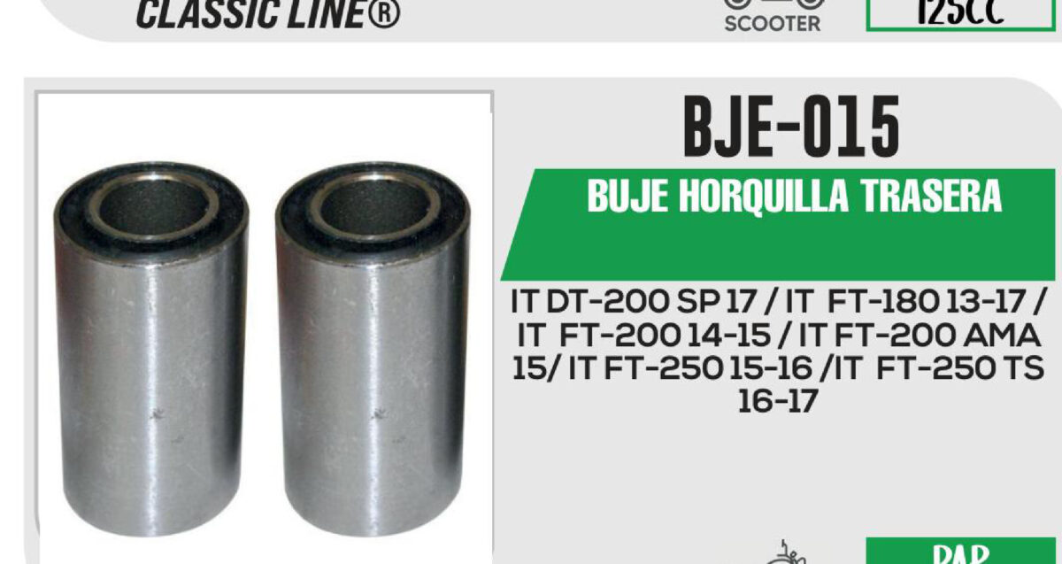 BUJE HORQUILLA TRASERA