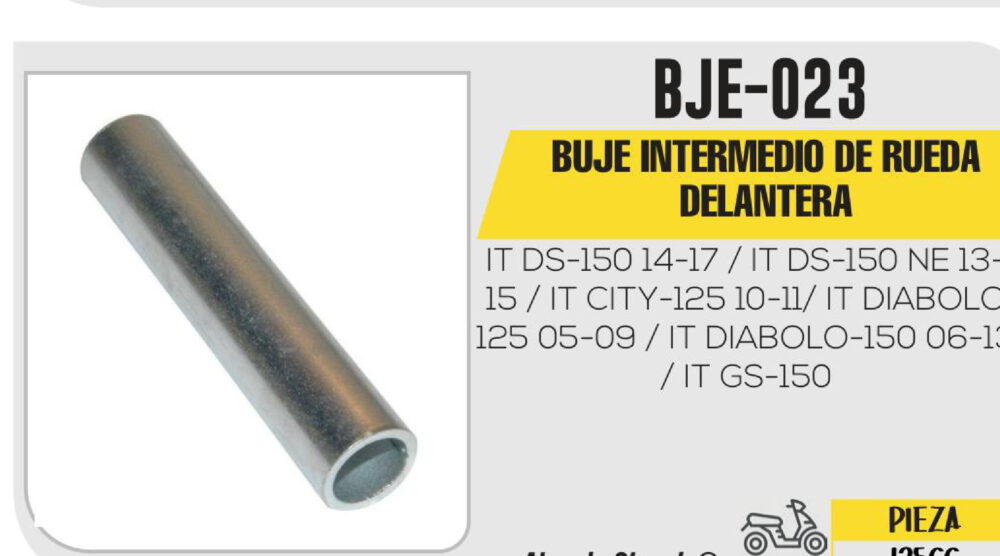 BUJE INTERMEDIO DE RUEDA DELANTERA