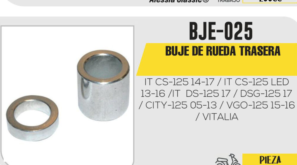 BUJE DE RUEDA TRASERA