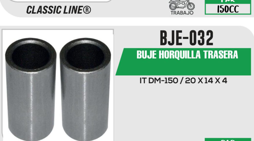 BUJE HORQUILLA TRASERA