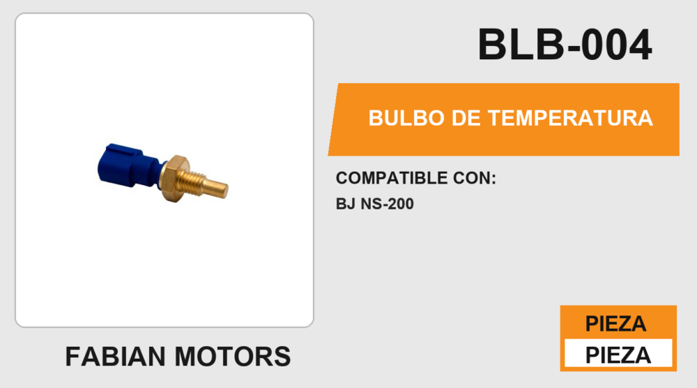 BULBO DE TEMPERATURA
