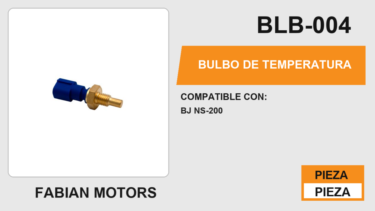 BULBO DE TEMPERATURA
