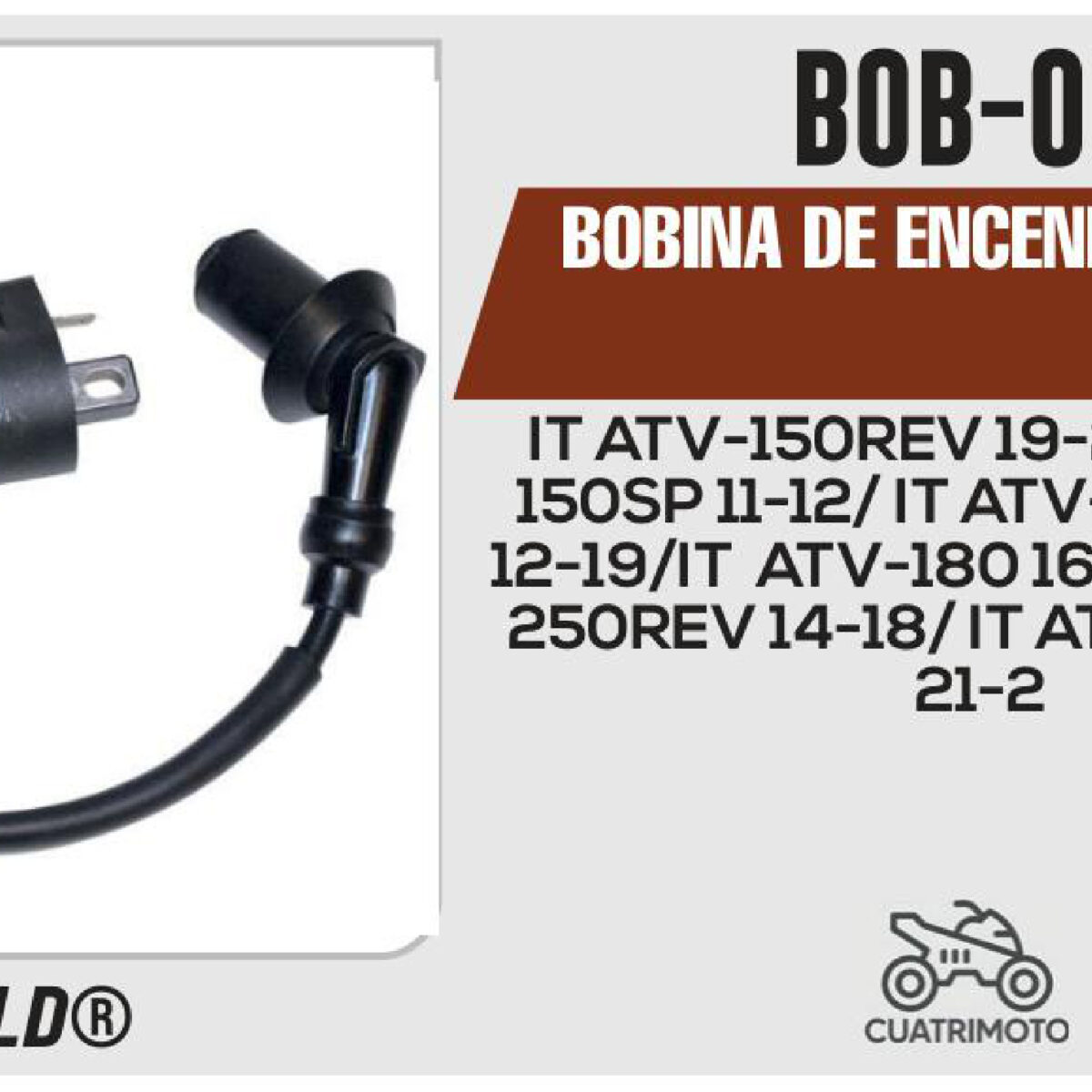 BOBINA DE ENCENDIDO 12Vcc