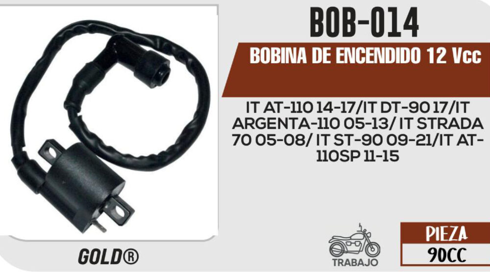 BOBINA DE ENCENDIDO 12Vcc